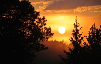 Закат на о. Средний. Фото Д. Лайуса. / Sunset on the island Sredniy. Ph.: D. Lajus закат природа Белое море