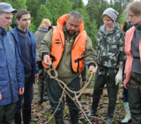 Student practice at the ERS "Belomorskaia"